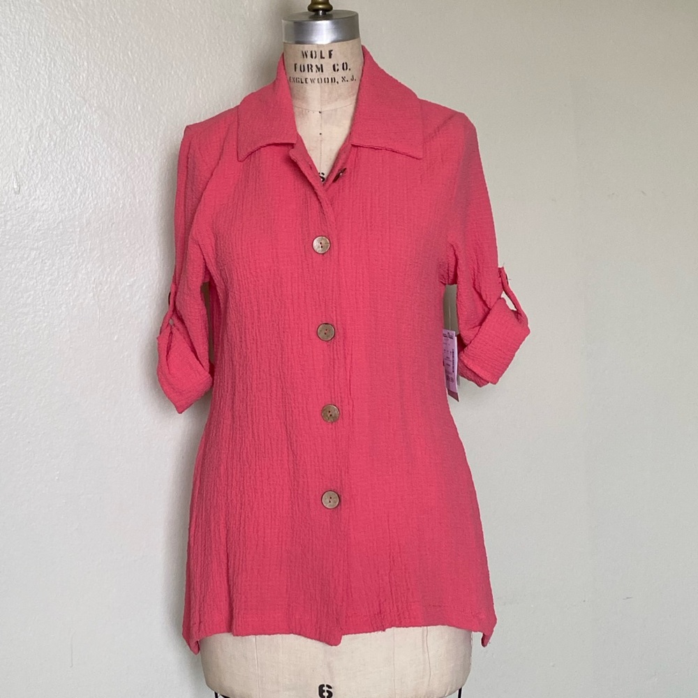 NWT PECK&PECK BLOUSE - Picture 3 of 15